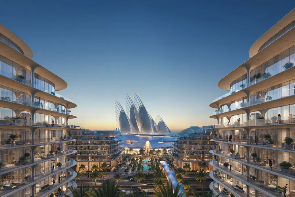 The Row Exterior View - Beachfront residences and landscaped surroundings